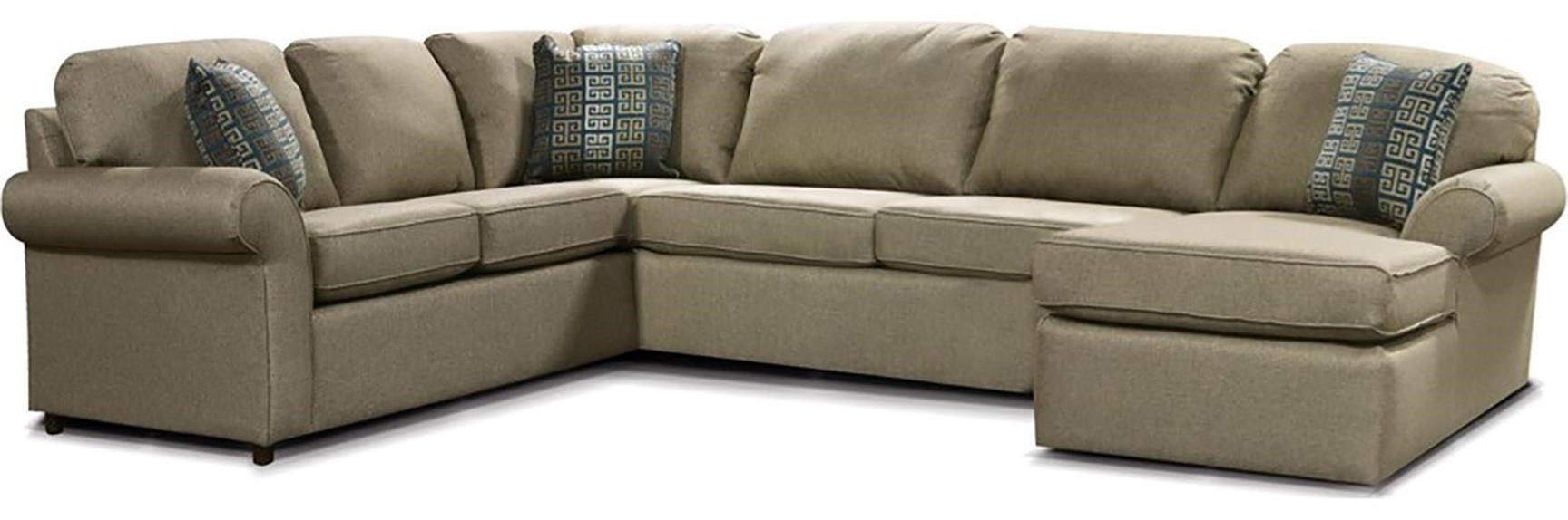 England Alexvale 4 PIECE Left Arm Facing SECTIONAL Johnny Janosik